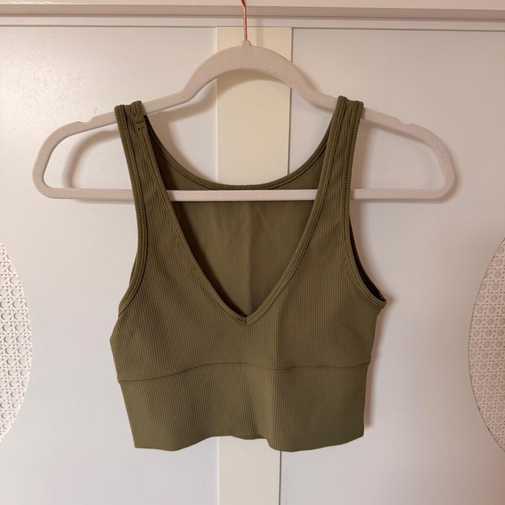 LULULEMON Power Pivot Ribbed Top -  S